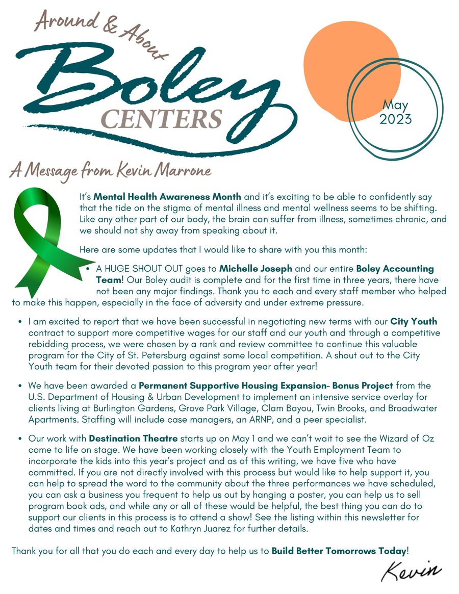 May 2023 Around and About Boley Centers by Boley Centers, Inc. Flipsnack