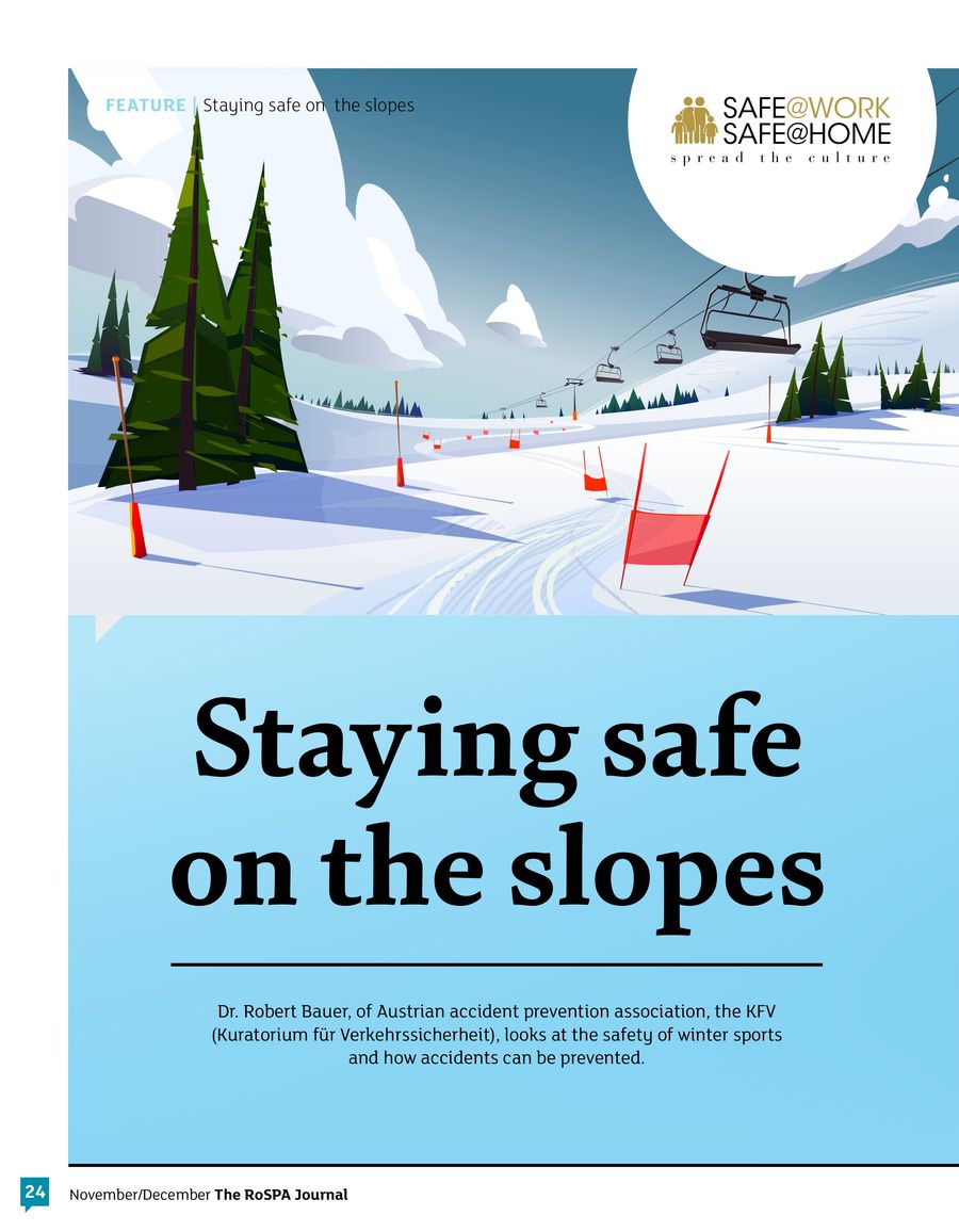 Staying safe on the slopes by RoSPA - Flipsnack