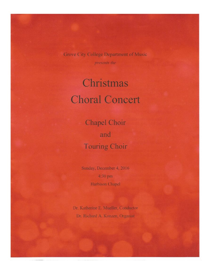 Choir Program by Kassaundra Funch - Flipsnack