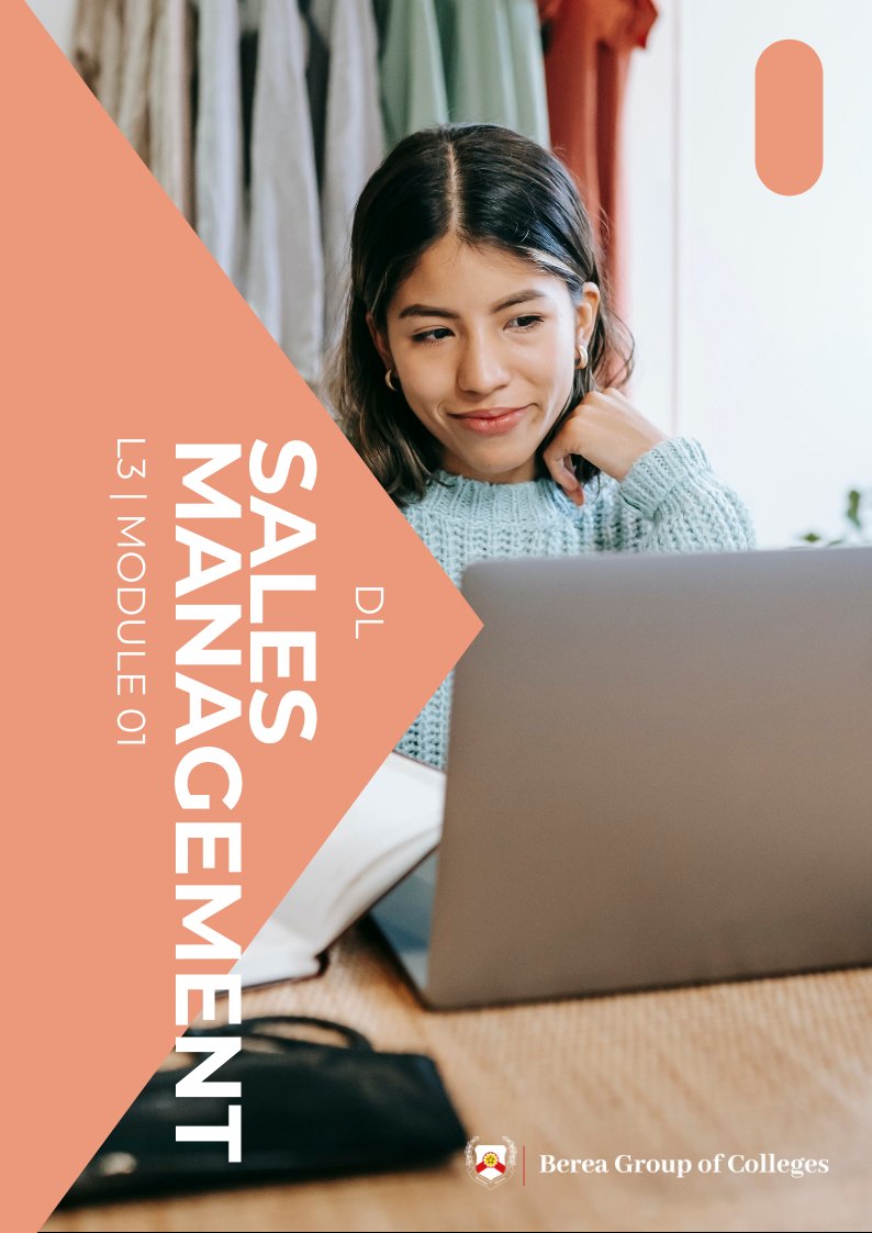 Dl sales management l3 module 1 by e publishing