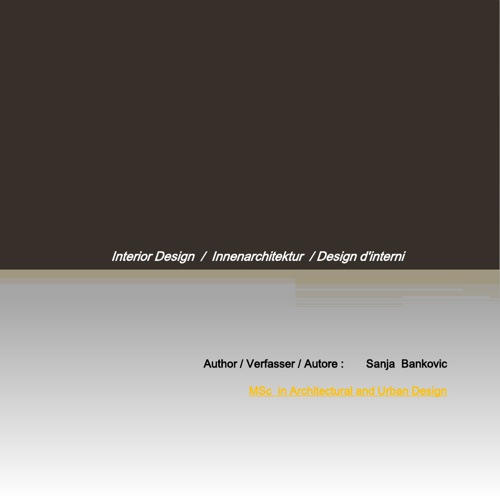 INTERIOR DESIGN