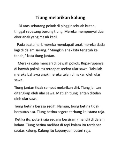 Koleksi Cerita Rakyat By Hasnizakaria78 Flipsnack