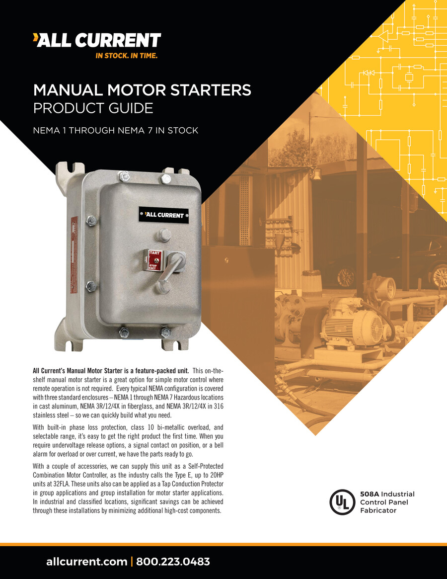 All current manual motor starters product guide By All Flipsnack