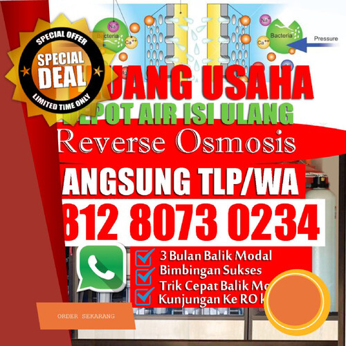 WA 0812 8073 0234 JASA PEMASANGAN AIR RO MUARA GEMBONG