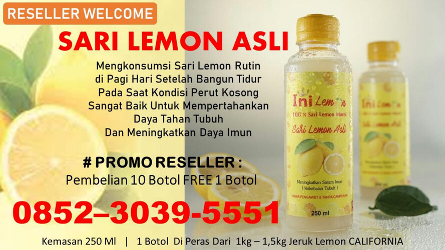 HARGA MURAH, CALL 0852-3039-5551, Produsen Sari Lemon Terdekat