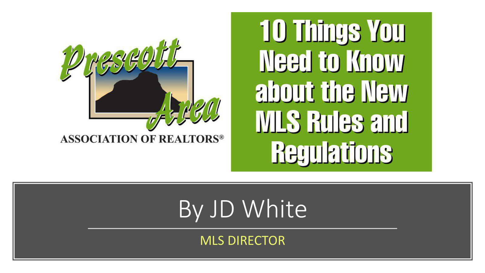 10 Things You Need to Know About the New MLS Rules & Regs by