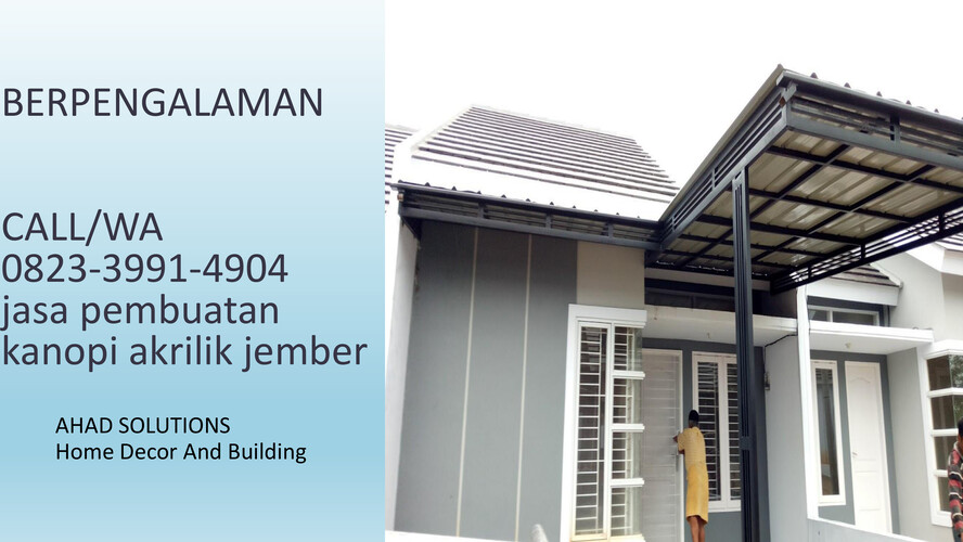 BERPENGALAMAN, CALL/WA 0823-3991-4904, jasa pembuatan kanopi akr