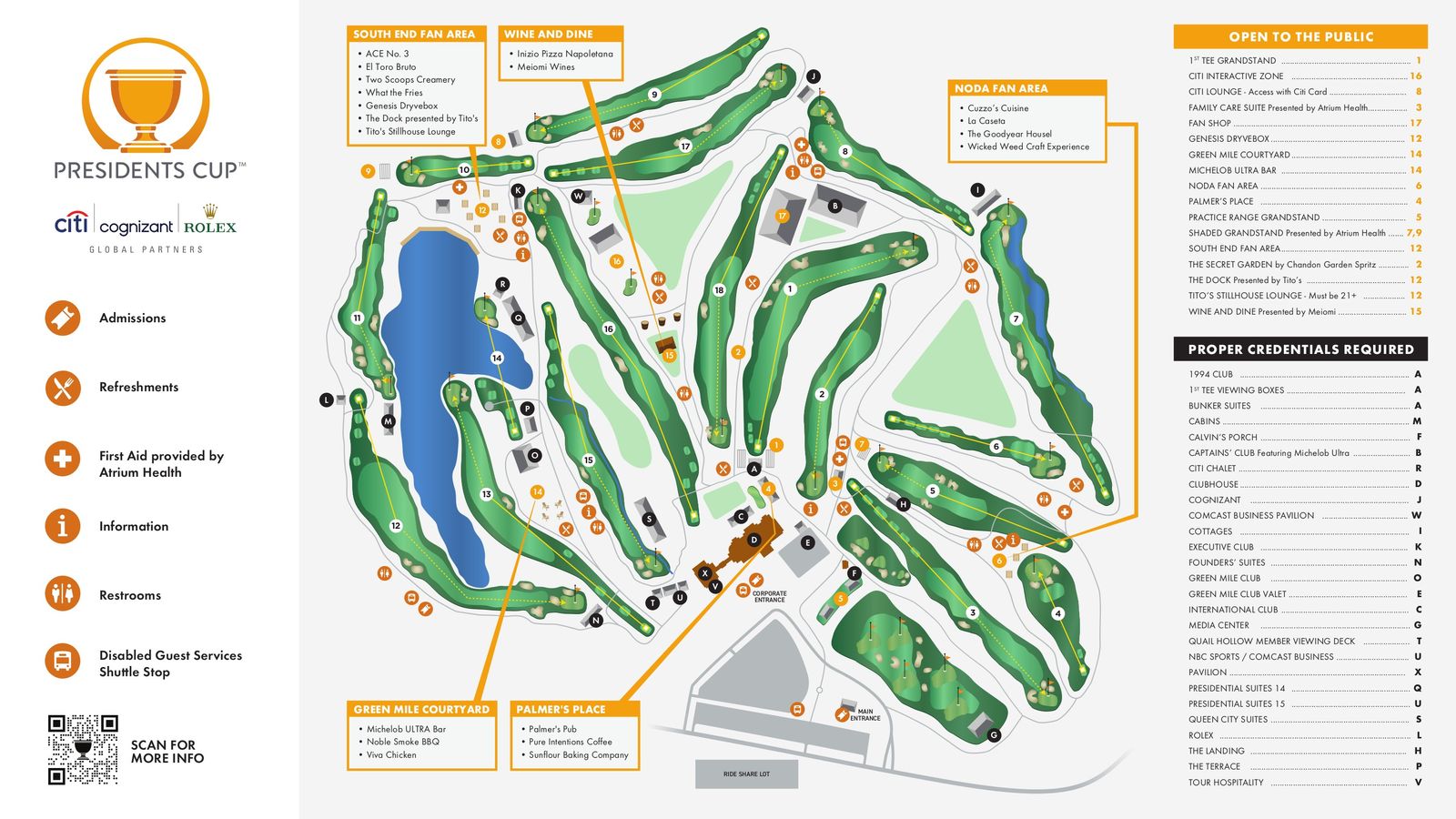 2022 Presidents Cup Course Map by PGA TOUR Flipsnack