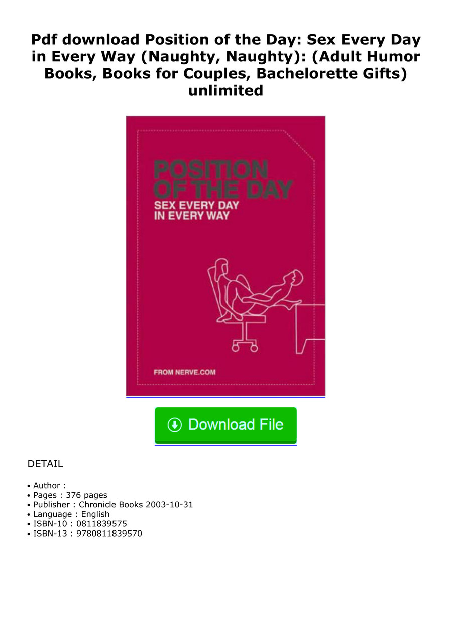 Pdf Download Position Of The Day Sex Every Day In Every Way By Emaneran Flipsnack 7205