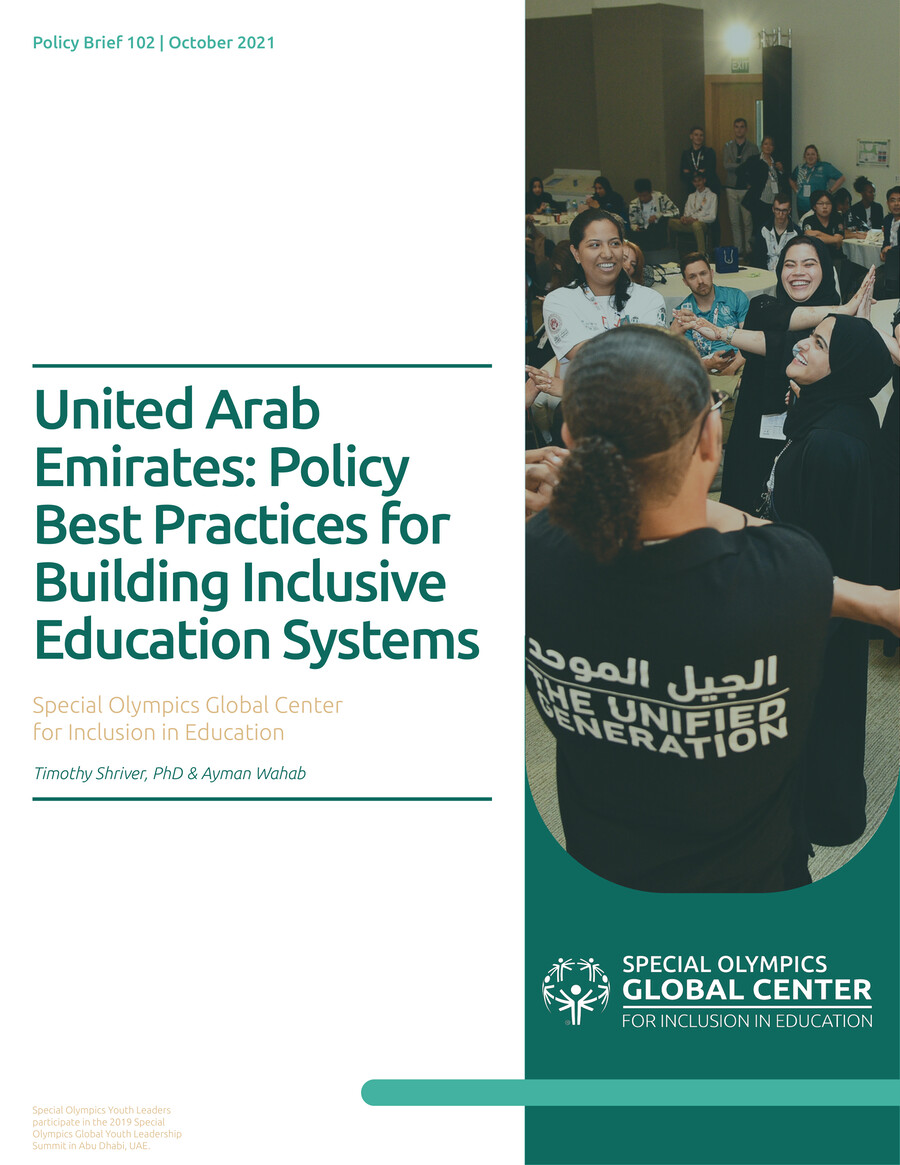 United Arab Emirates: Policy Best Practices by Special Olympics Global ...