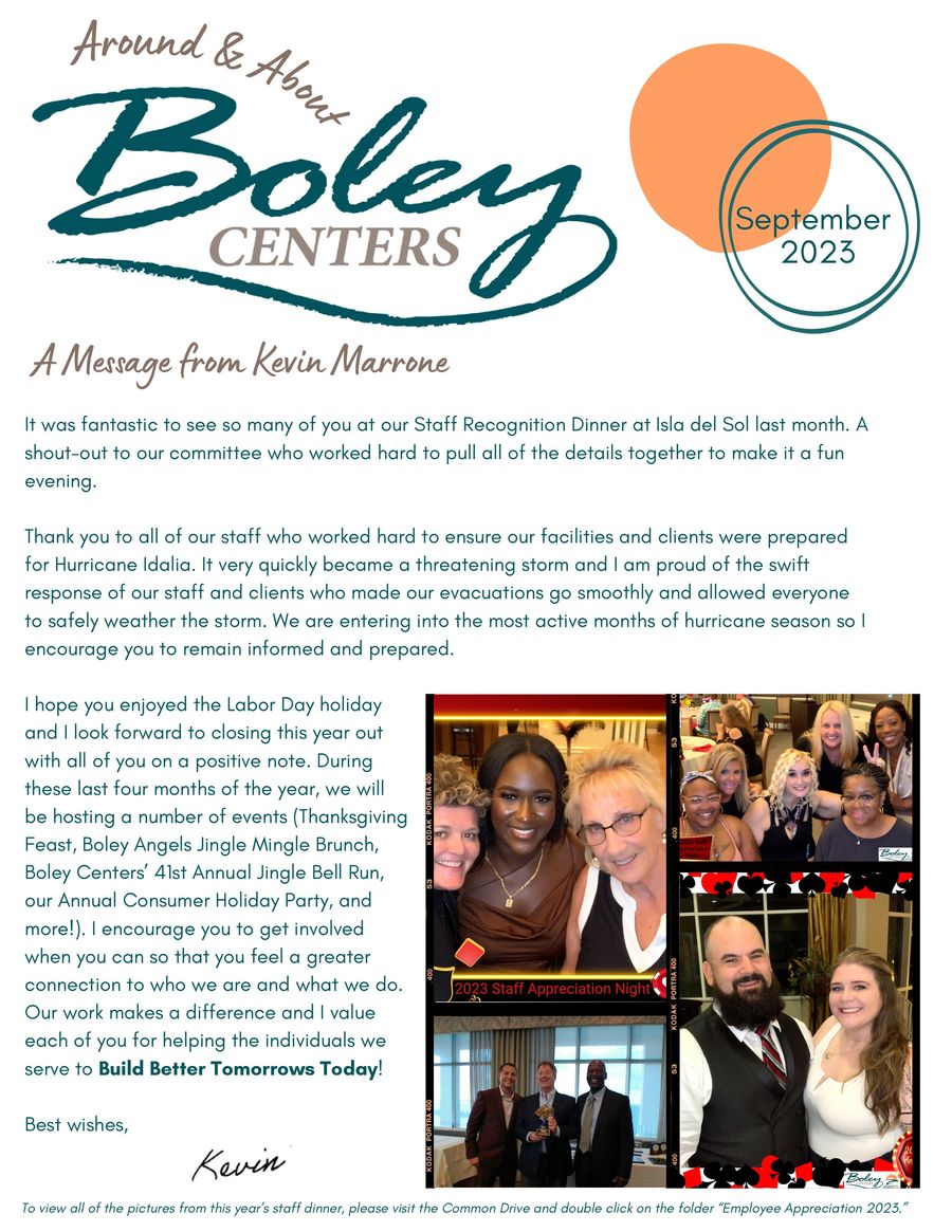 September 2023 Around and About Boley Centers by Boley Centers, Inc