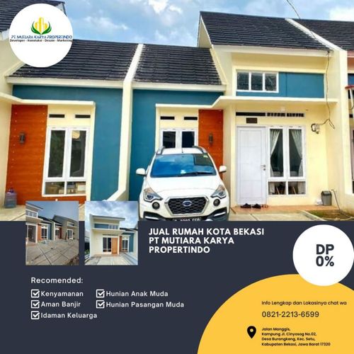 TANPA DP, CALL 0821-2213-6599, Jual Rumah Bekasi Kota Bekasi PT