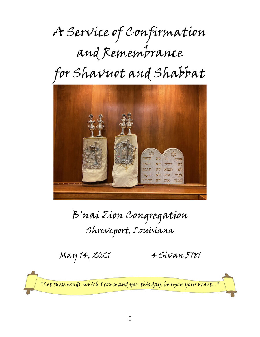 Confirmation and Graduation Service 5781 by Jana De Benedetti - Flipsnack