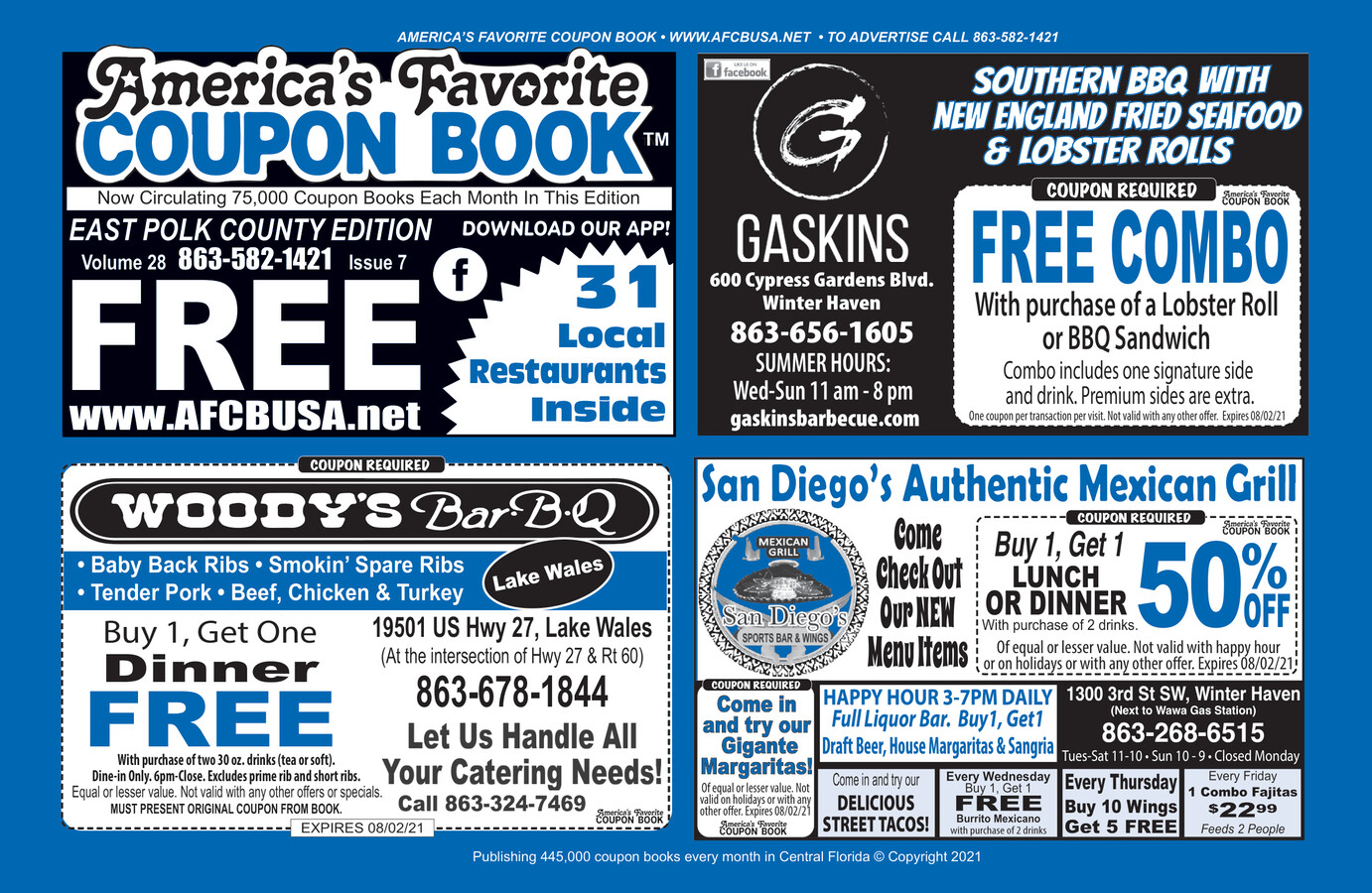 East Polk County July 2021 Coupon Book by 9F96CEB9E8C Flipsnack