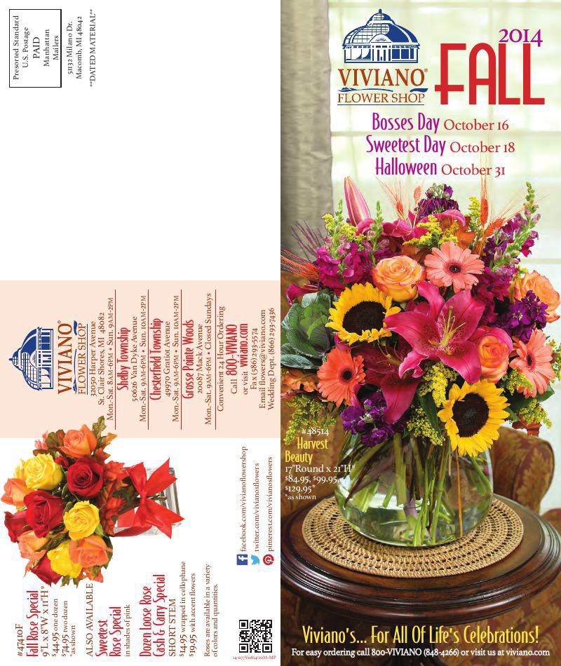 Viviano's Fall 2014 Catalog by Viviano Flower Shop Flipsnack