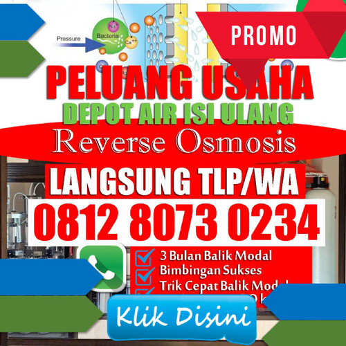 WA 0812 8073 0234 JASA PEMASANGAN AIR RO CEMPAKA PUTIH
