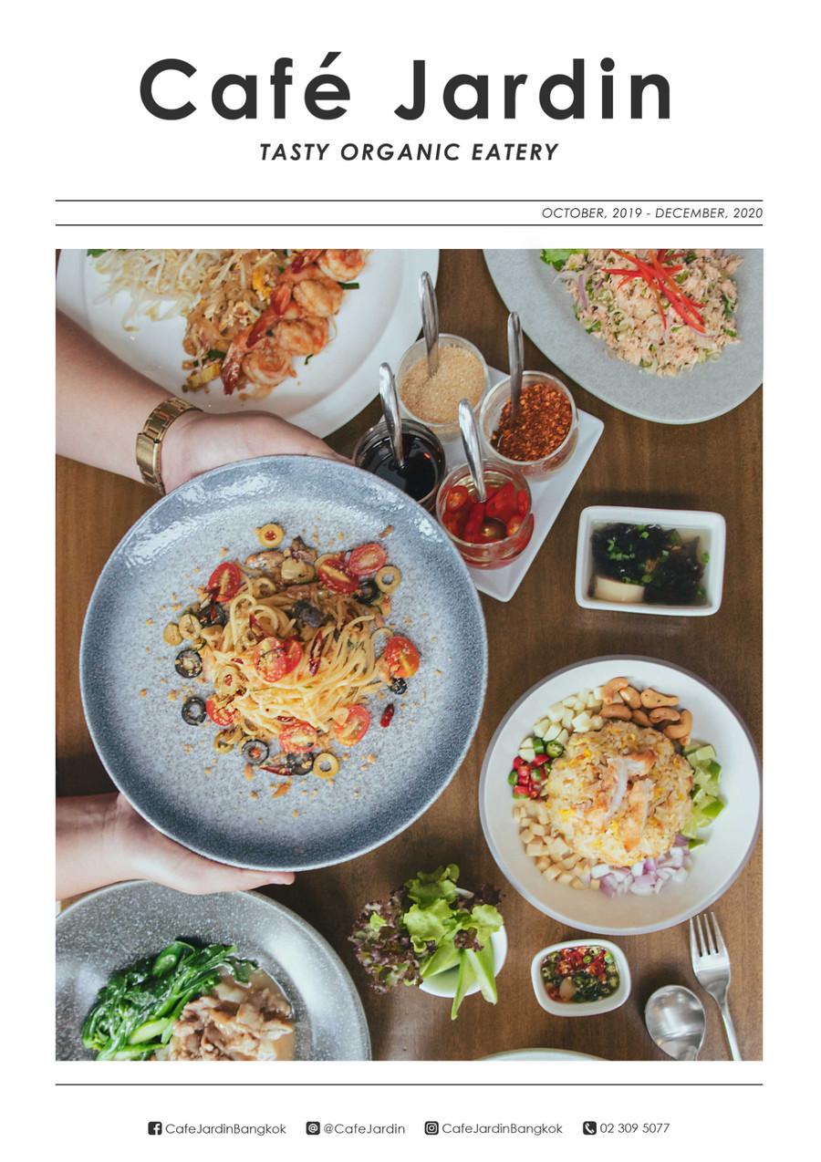 Cafe Jardin Menu by Sivatel Bangkok - Flipsnack