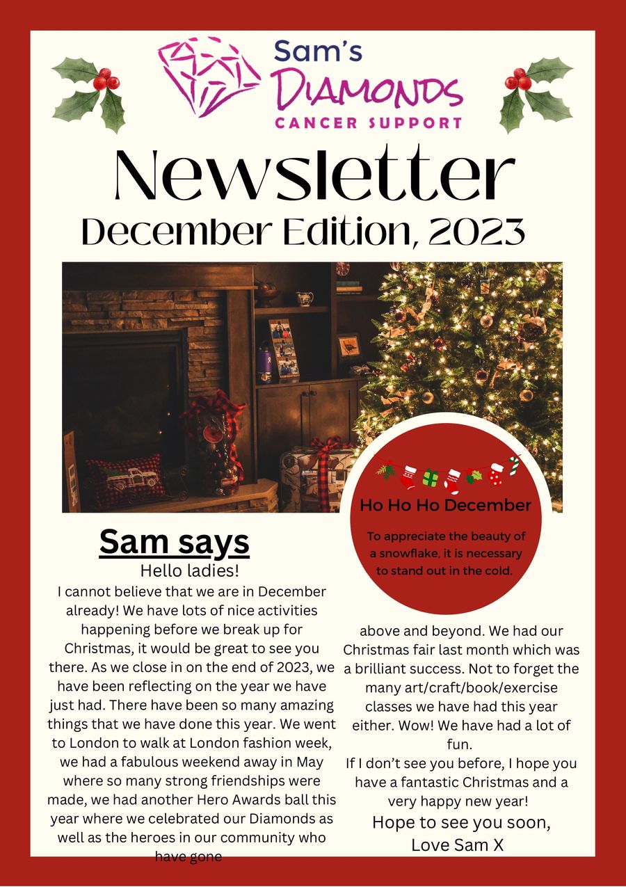Sam's Diamonds December Newsletter by Jessica - Flipsnack