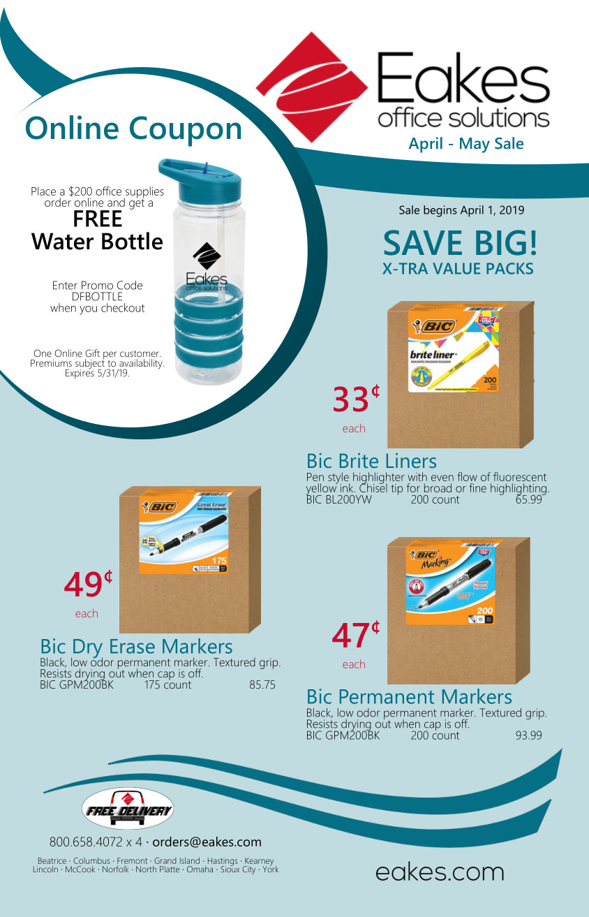 Eakes Office Supplies Flyer April & May 2019 by eakes Flipsnack