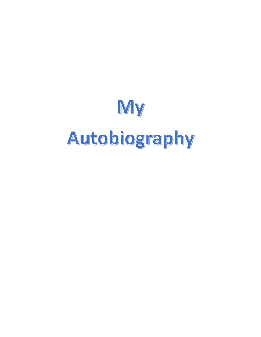 My autobiography 2 image