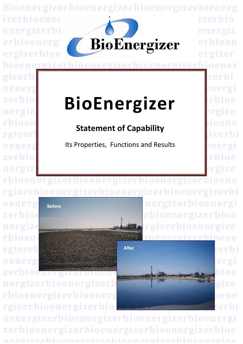 BioEnergizer Statement of Capability by Marc Middleton - Flipsnack