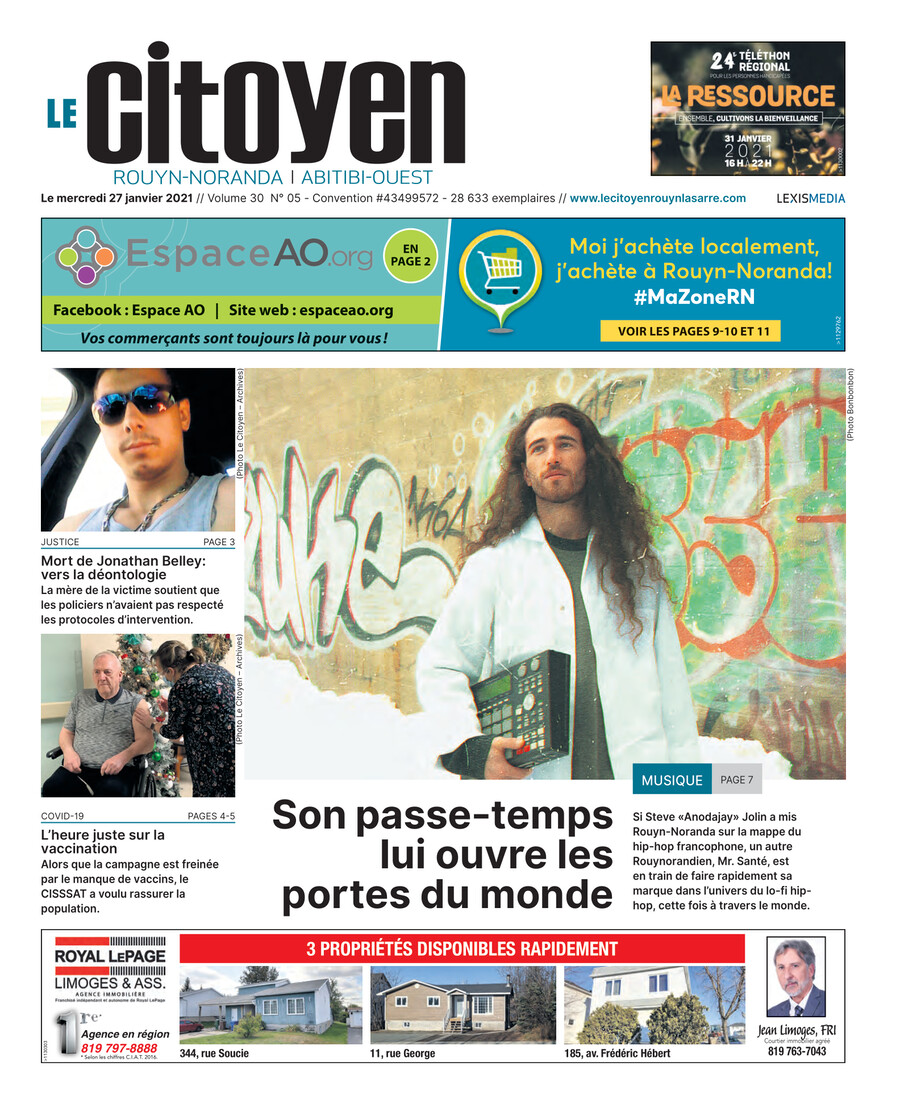 27 janvier 2021 Le Citoyen RouynNoranda / AbitibiOuest by Medialo
