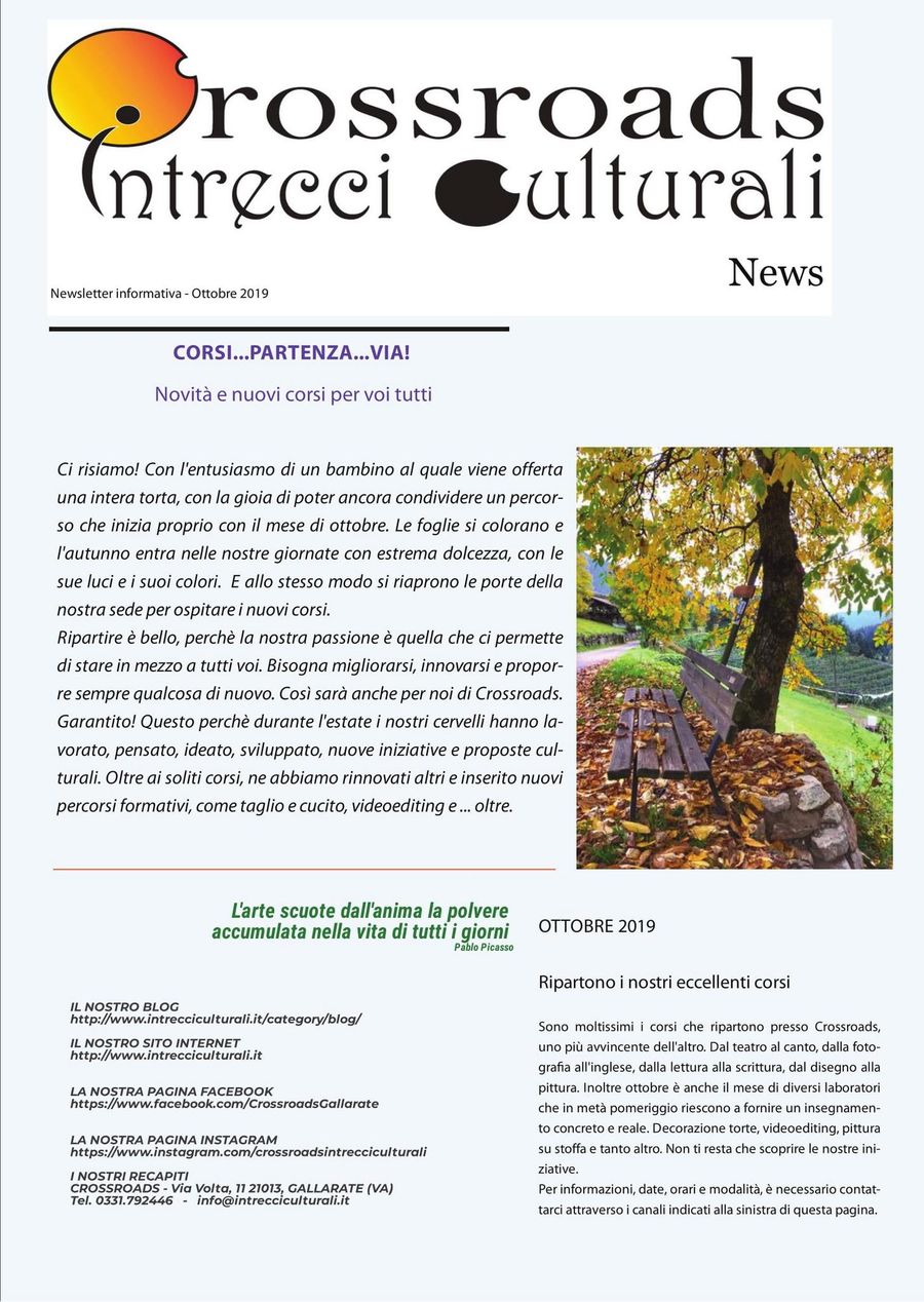 Crossroads Paper Ottobre 2019-1 by crossintrecci - Flipsnack