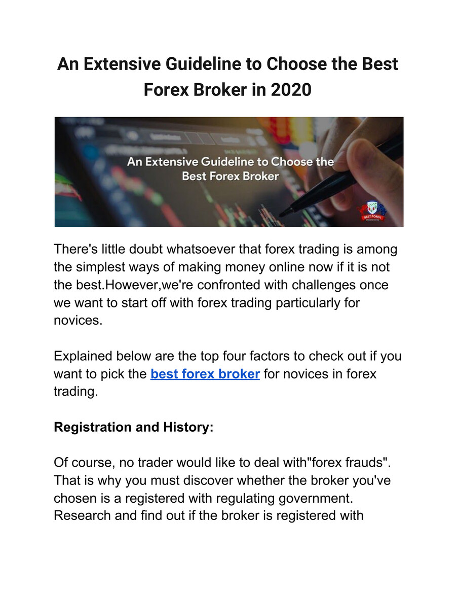 Top Forex Brokers for Beginners Guideline by Best Fx Brokers... - Flipsnack