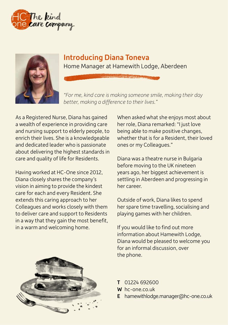 Hamewith Lodge - Home Manager Profile by HC-One - Flipsnack