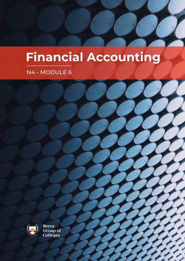 Financial Accounting N4 Module 6 by EPublishing
