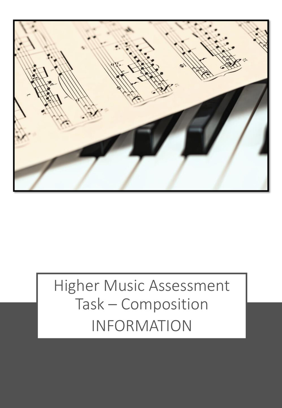 Higher Music Composing by Shirley Magill - Flipsnack