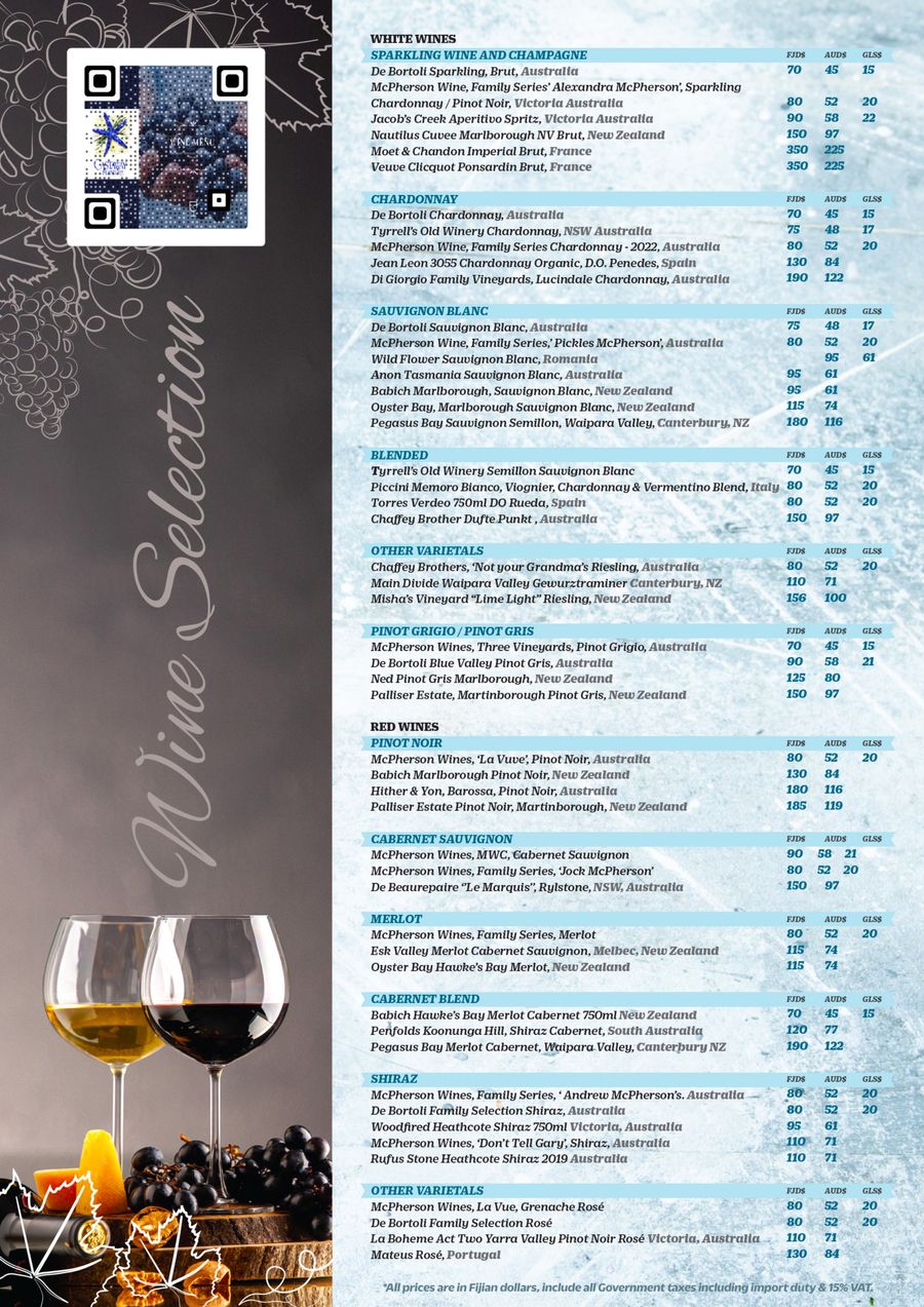 Castaway Island, Fiji Wine Menu 220911 by Outrigger Fiji... Flipsnack