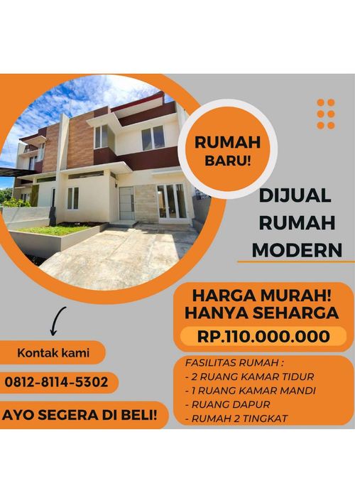 &amp;quot;0812-8114-5302 (RUMAH MURAH), rumah modern 2 lantai Banten