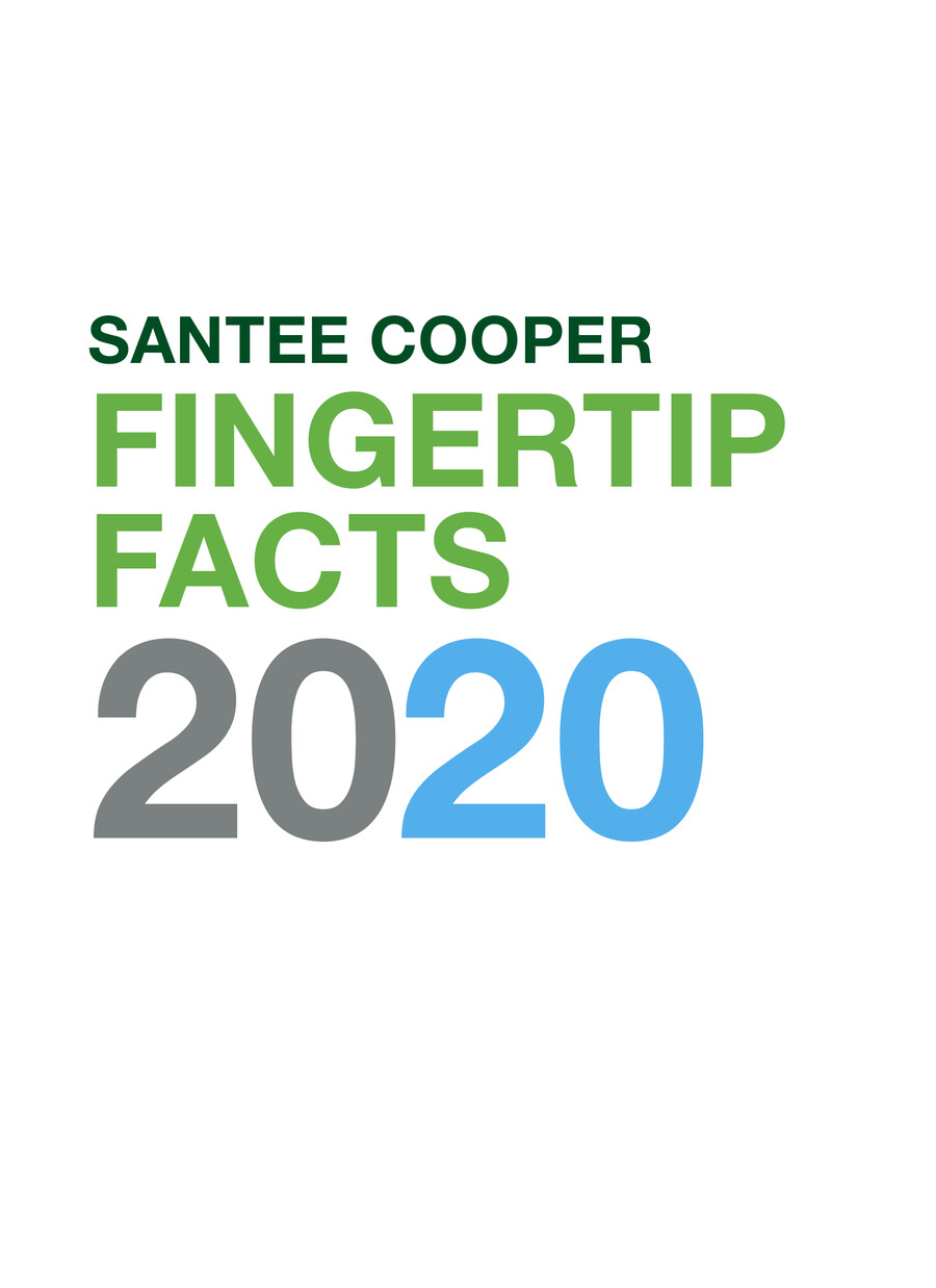 2020 Santee Cooper Fingertip Facts by Santee Cooper Flipsnack