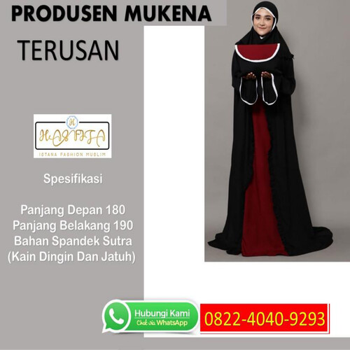 Wa 0822-4040-9293, Pusat Grosir Mukena Warna Dusty Hasfita Di Bu