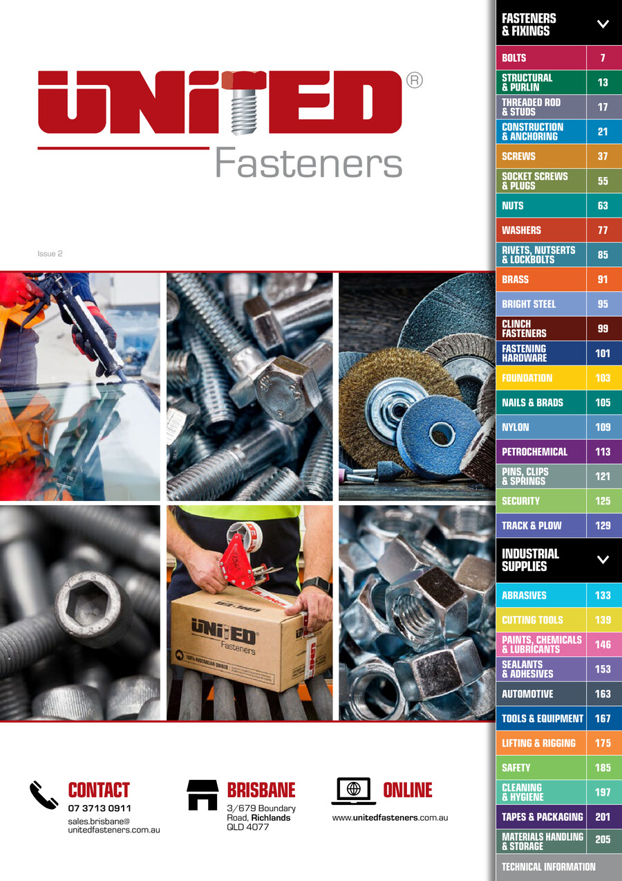 Brisbane Fasteners Product Guide