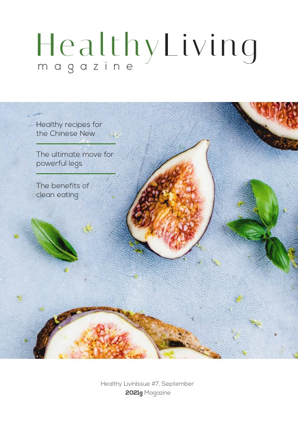 Interactive Healthy Living Magazine Template by Flipsnack templates ...
