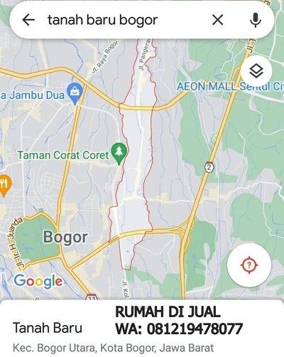 SIAP HUNI!!! WA 0812-1947-8077, Rumah Dijual Bogor Kota
