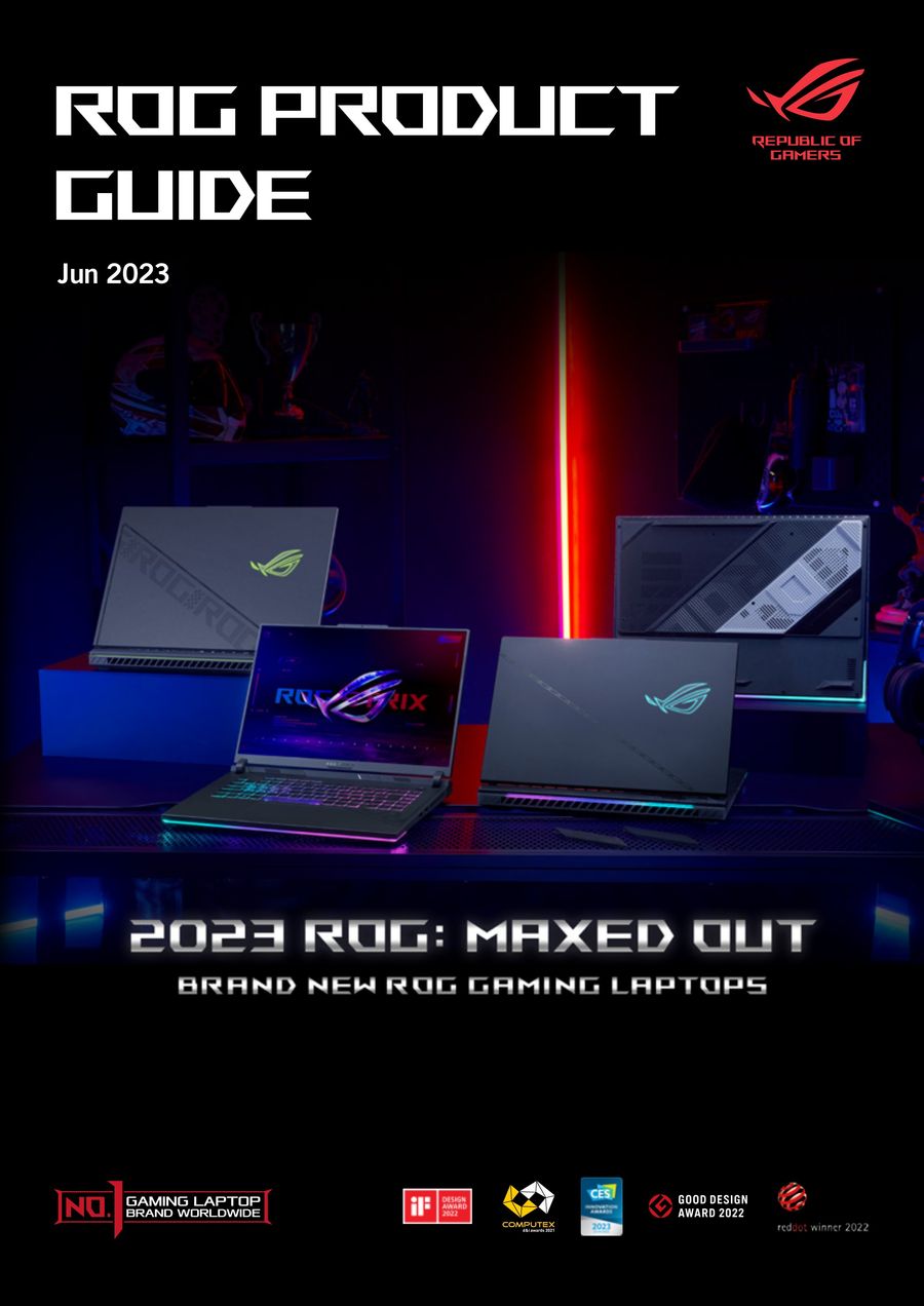 2023 1H ROG Hong Kong Product Guide by ASUS