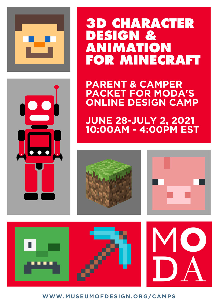 3D Character Design & Animation for Minecraft, 6th-10th Grad by MODA ...