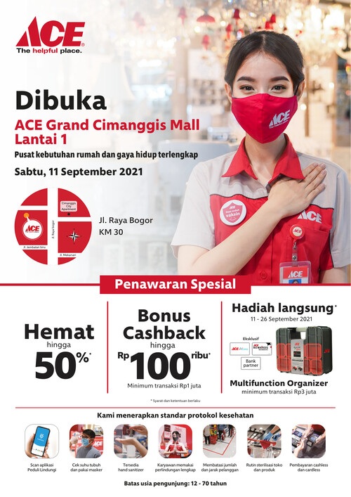 eFlyer Opening ACE Grand Cimanggis Mall Depok