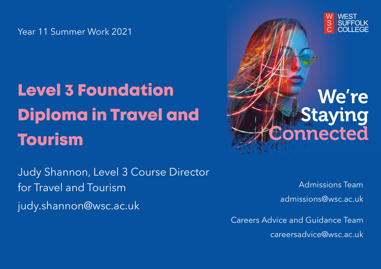 pearson travel and tourism level 3