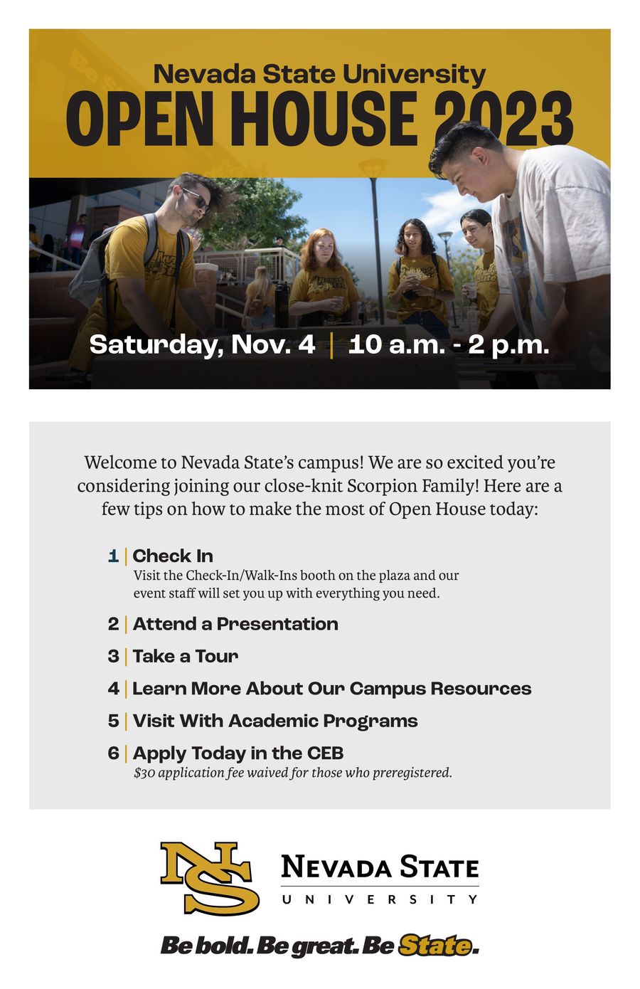 2023 Open House Program by Nevada State... - Flipsnack