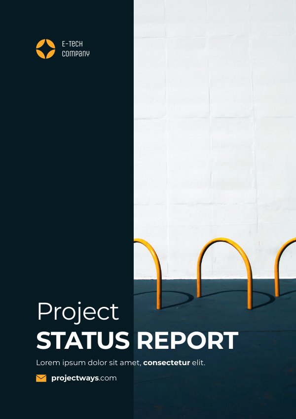 Interactive ProjeStatus Report Template by Flipsnack templates - Flipsnack