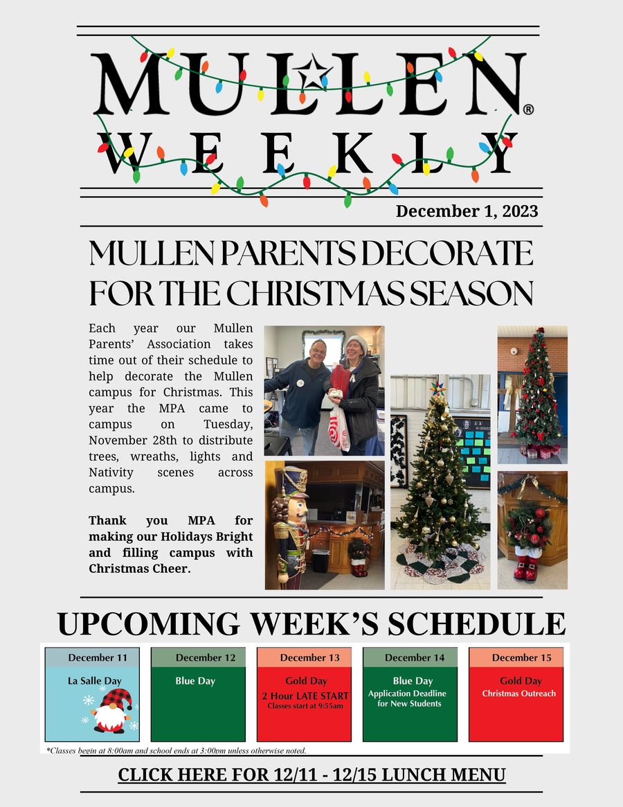 Mullen Weekly December 8th by Mullen High School Flipsnack