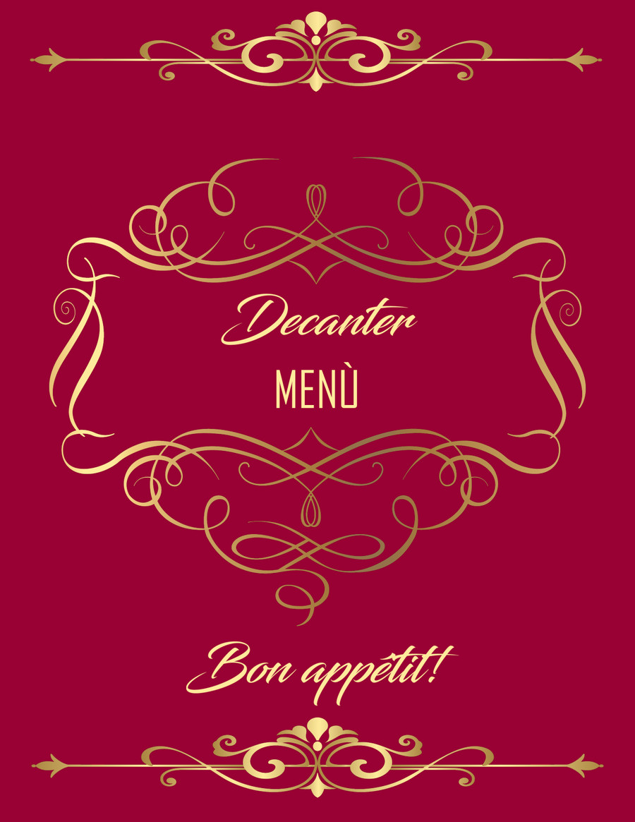 MENU DECANTER by Fabio Tarateta Flipsnack