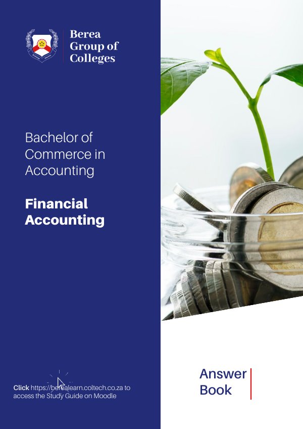 in Accounting Financial Accounting 101 Answer book by EPublishing