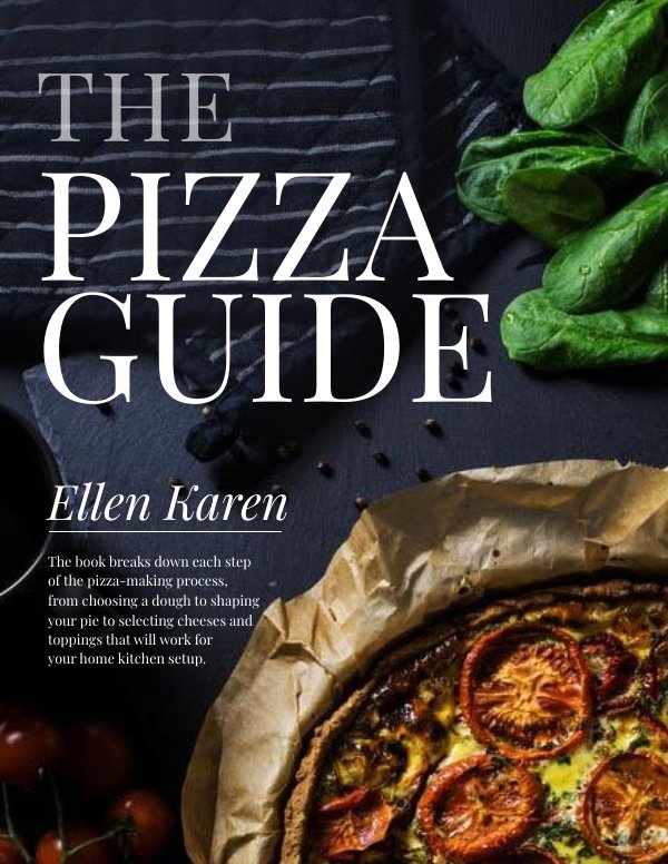 Pizza Recipe Book Cover Template by Flipsnack templates Flipsnack