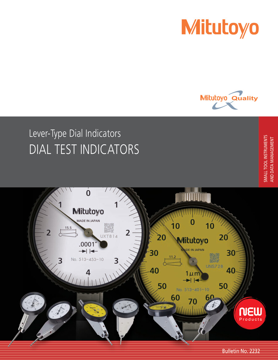 Mitutoyo LeverType Dial Indicators Dial Test Indicators by Shars Tool