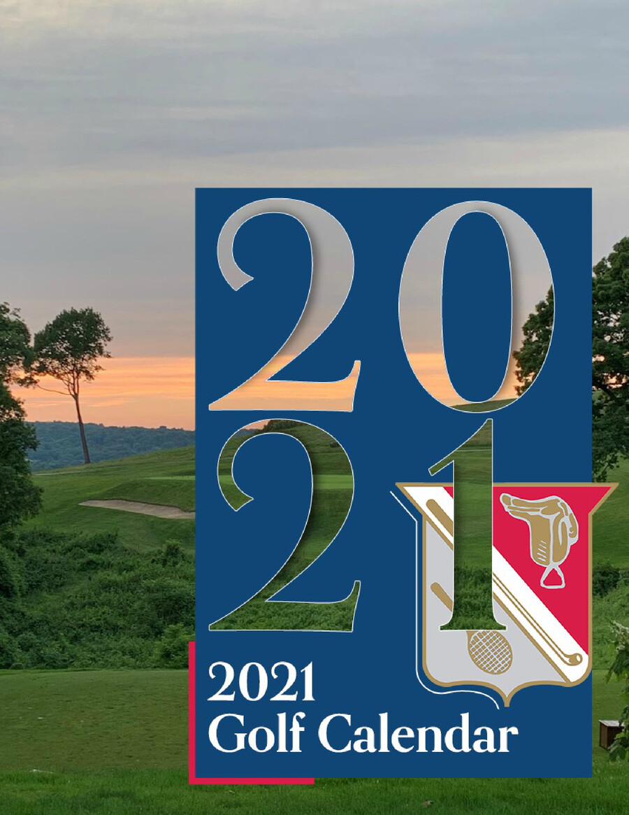 2021 golf calendar v2 by Longue Vue Club